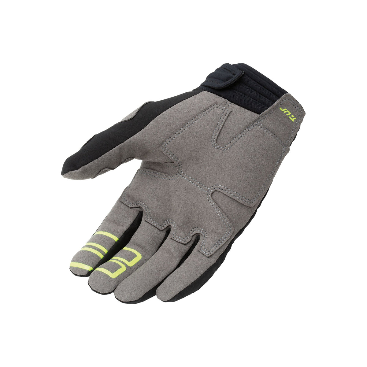 GANTS TUR G-SIX PRO - Noir / Jaune fluo