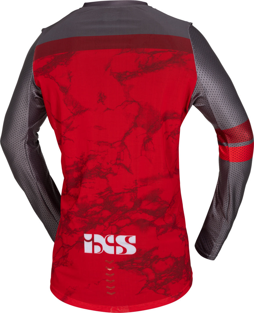 IXS MX JERSEY TRIGGER ROUGE-GRIS