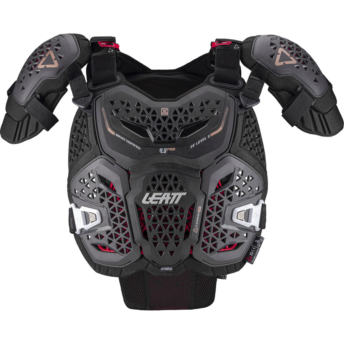 LEATT CHEST PREDECTOR 4.5 HYBRID PRO WOMEN V26 BLACK