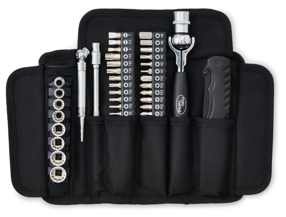 TROUSSE À OUTILS MOTOHANSA PRO ENDURO 38 PIÈCES TRIPLE BLACK