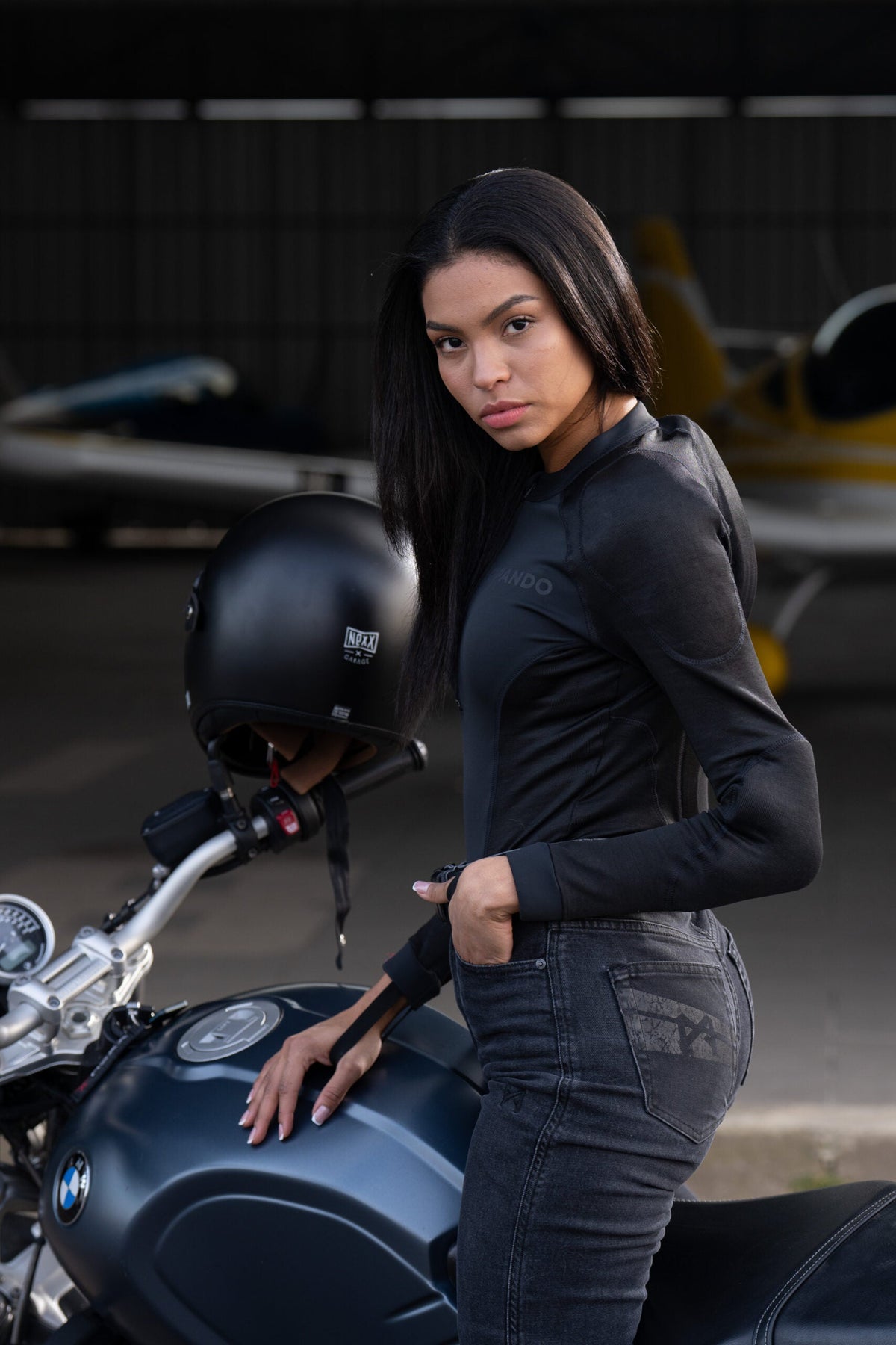 SOUS-VÊTEMENT PANDO MOTO SHELL WW 02 FEMME - Noir