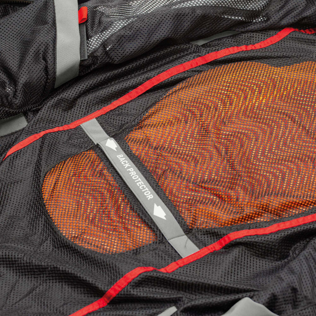 VESTE TUR J-THREE ARM LINK - Gris clair / Rouge