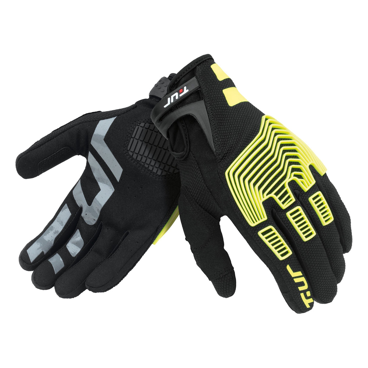 GANTS TUR G-THREE - Noir / Jaune fluo