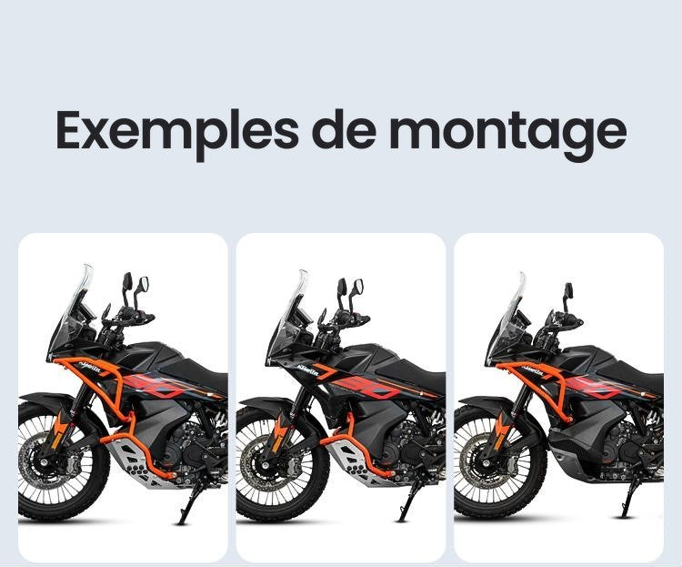 CRASH BAR BAS + SABOT MOTEUR LOBOO KTM 790 ADVENTURE R (2019-2022)