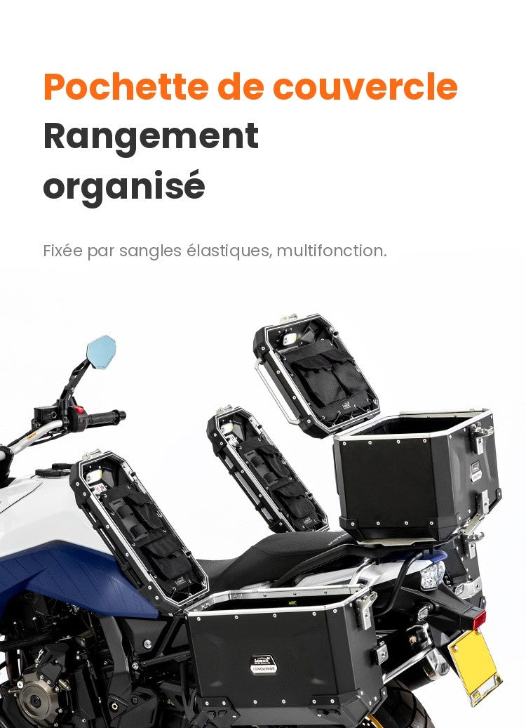 Valise aluminium Conqueror Loboo 30L+35L Triumph Tiger 900 Rally Pro (2020- )