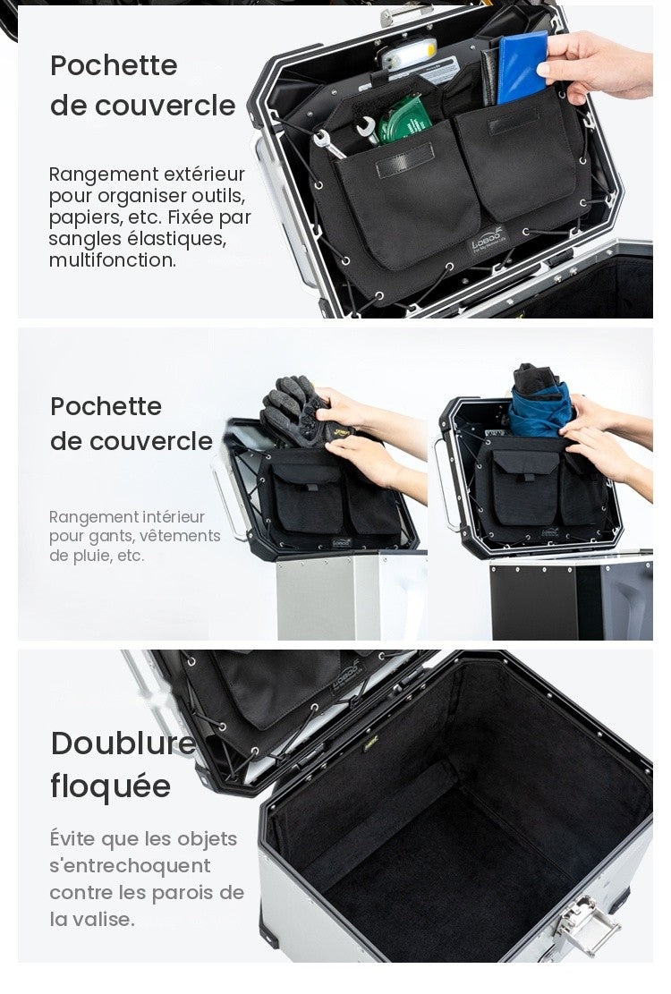 Valise aluminium Conqueror Loboo 30L+35L Triumph Tiger 900 Rally Pro (2020- )