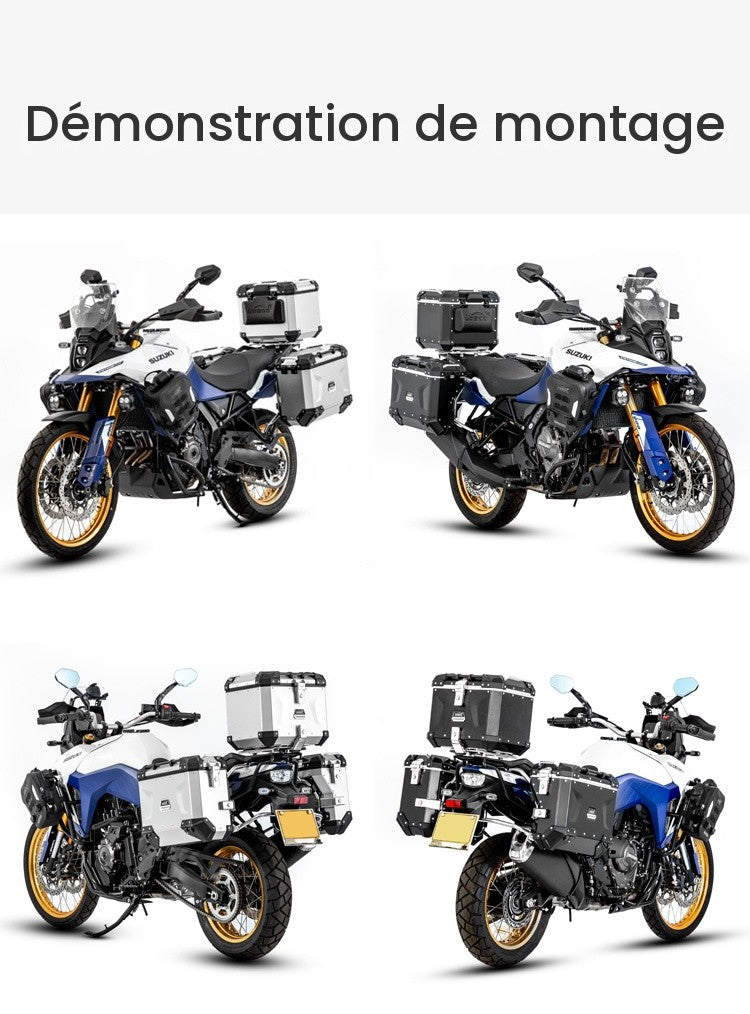 Valise aluminium Conqueror Loboo 30L+35L Triumph Tiger 900 Rally Pro (2020- )