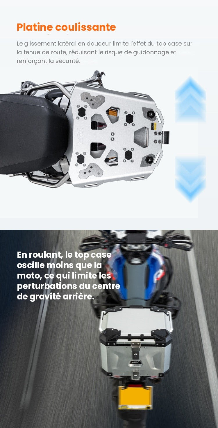 Valise aluminium Conqueror Loboo 38L+45L BMW S1000XR (2021- )