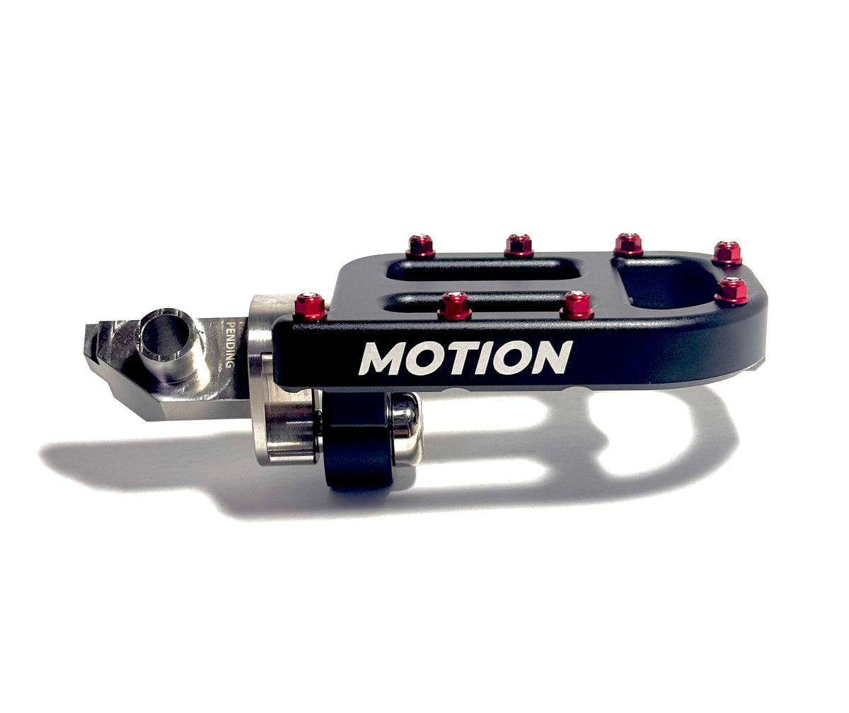 REPOSE-PIEDS FLEX-MOUNT MOTION FACTORY RACING SUZUKI DR650 / V-STROM - KAWASAKI KLR650 - YAMAHA SUPER TÉNÉRÉ (KLR)