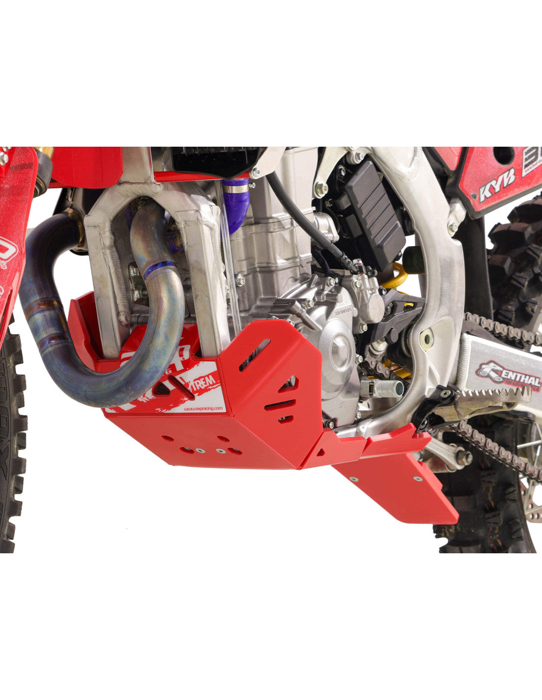 SABOT HARD ENDURO PEHD 8MM AVEC PROTECTION DE BIELLETTE AXP RACING HONDA CRF 450 R (2025-2026)