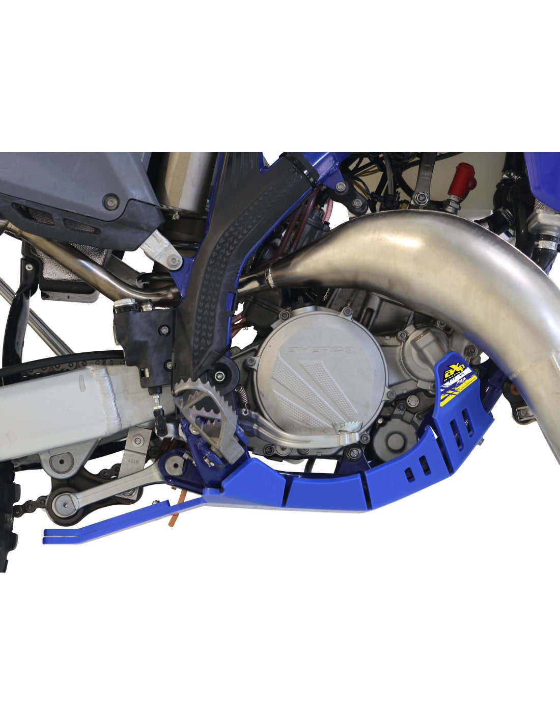 SABOT HARD ENDURO PEHD 8MM AVEC PROTECTION DE BIELLETTE AXP RACING SHERCO SE 125 FACTORY (2025-2026)