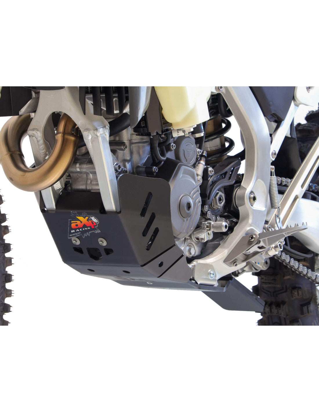 SABOT HARD ENDURO PEHD 8MM AVEC PROTECTION DE BIELLETTE AXP RACING TRIUMPH TF 450-E (2025-2026)