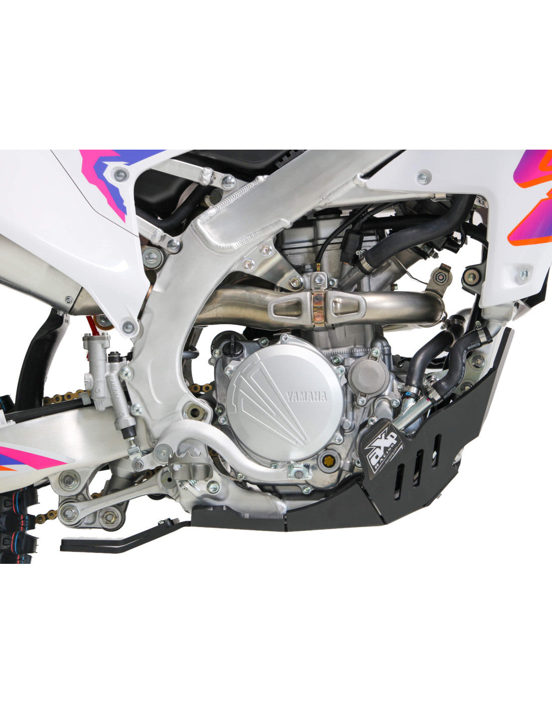 SABOT HARD ENDURO PEHD 8MM AVEC PROTECTION DE BIELLETTE AXP RACING YAMAHA YZ 250 FX (2025-2026)