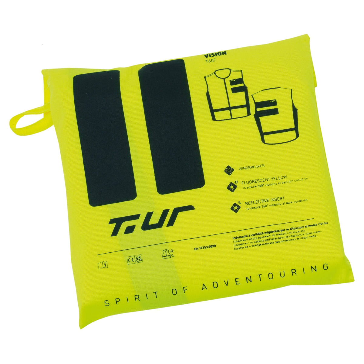GILET HAUTE VISIBILITÉ TUR VISION - Jaune fluo