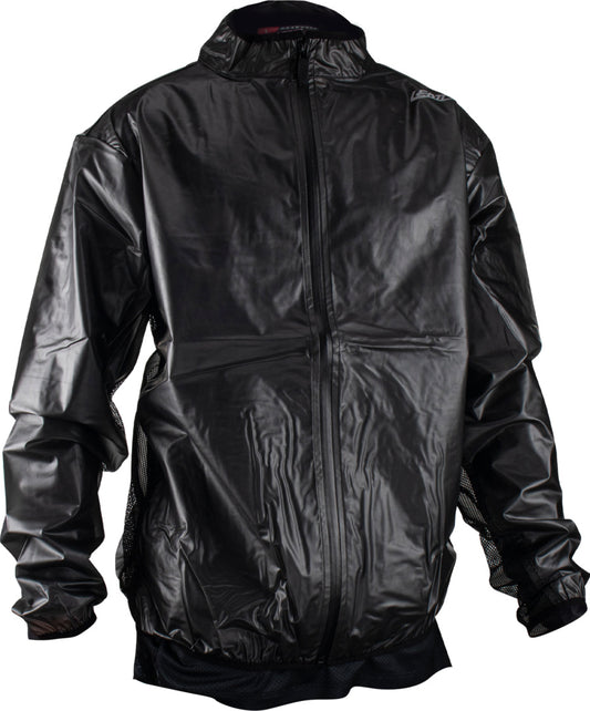 VESTE DE PLUIE LEATT RACE COVER - noir fumé