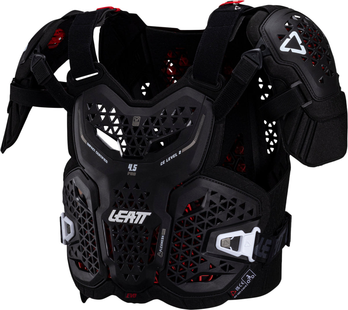LEATT CHEST PROTECTOR 4.5 PRO EVO V25 BLACK