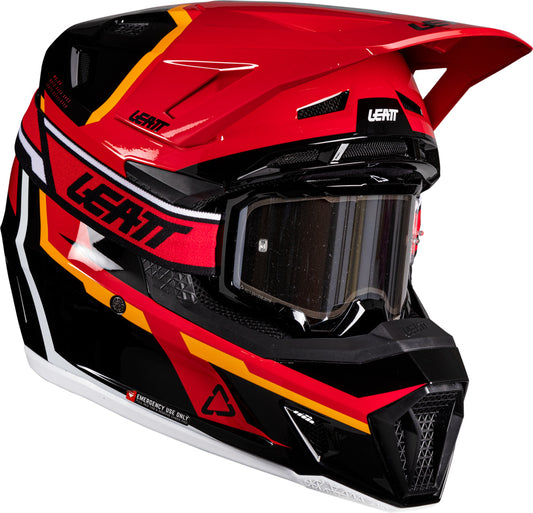 LEATT HELMET KIT MOTO 7.5 V26 RED BLACK-RED-ORANGE