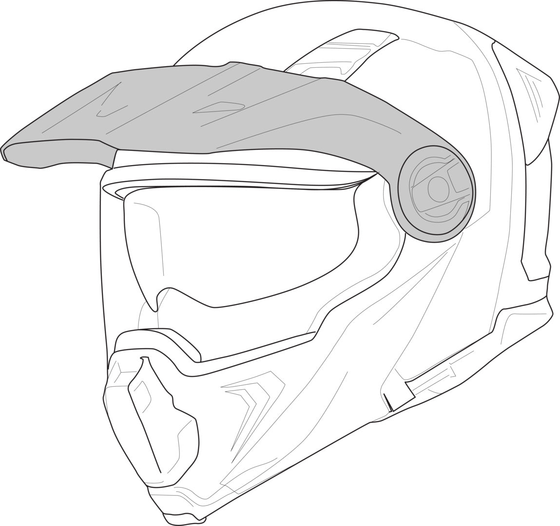 IXS HAUT DU CASQUE VENTURE 1.0