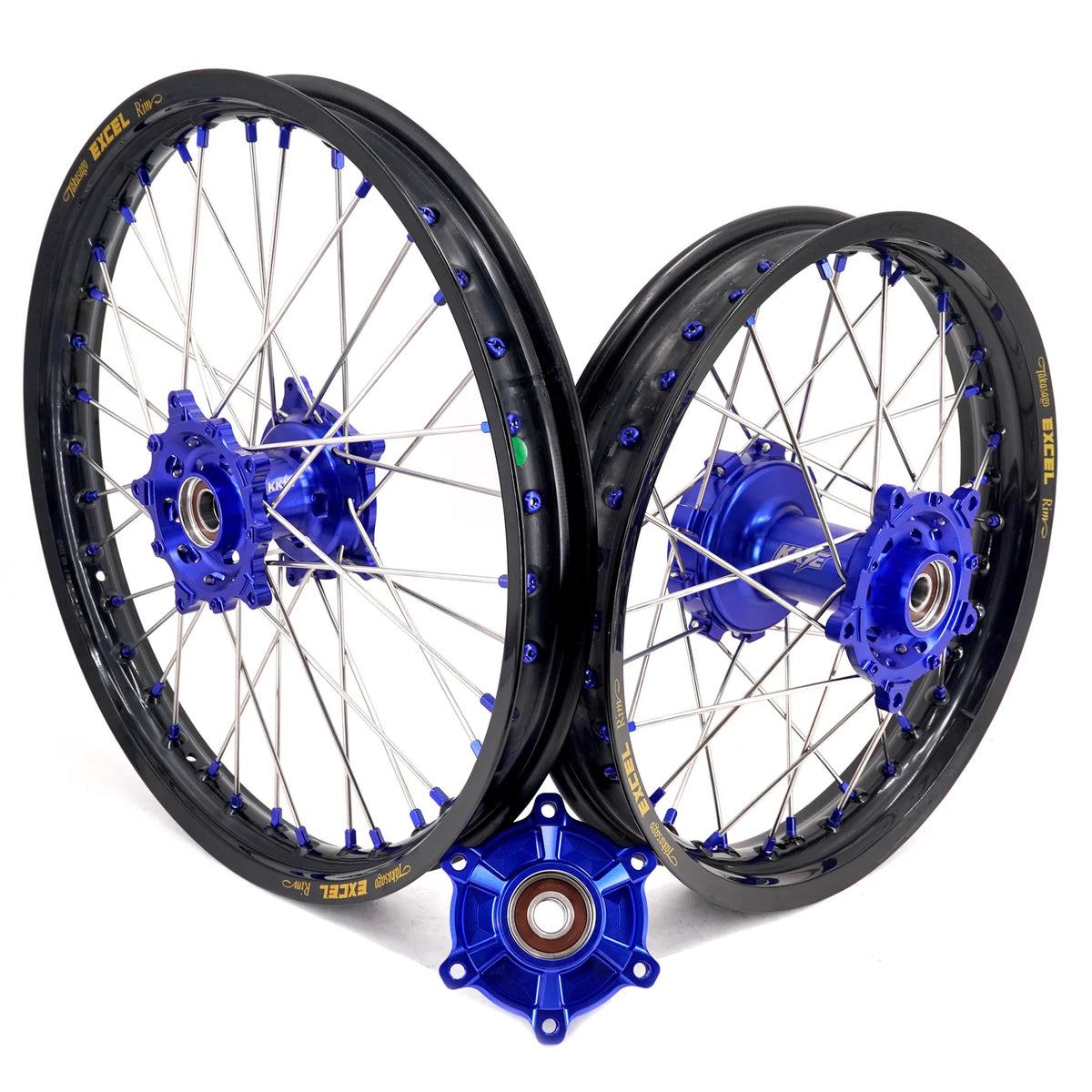 ROUE AV & AR CHAMBRE A AIR KKE RACING YAMAHA TENERE 700 (2019- ) - BLEU