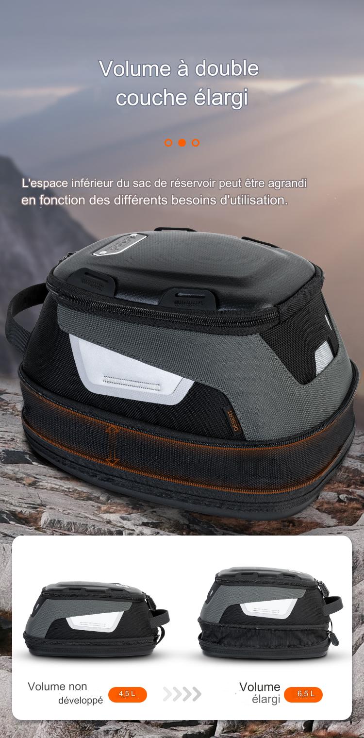Sacoche de réservoir Loboo BTB10SBK