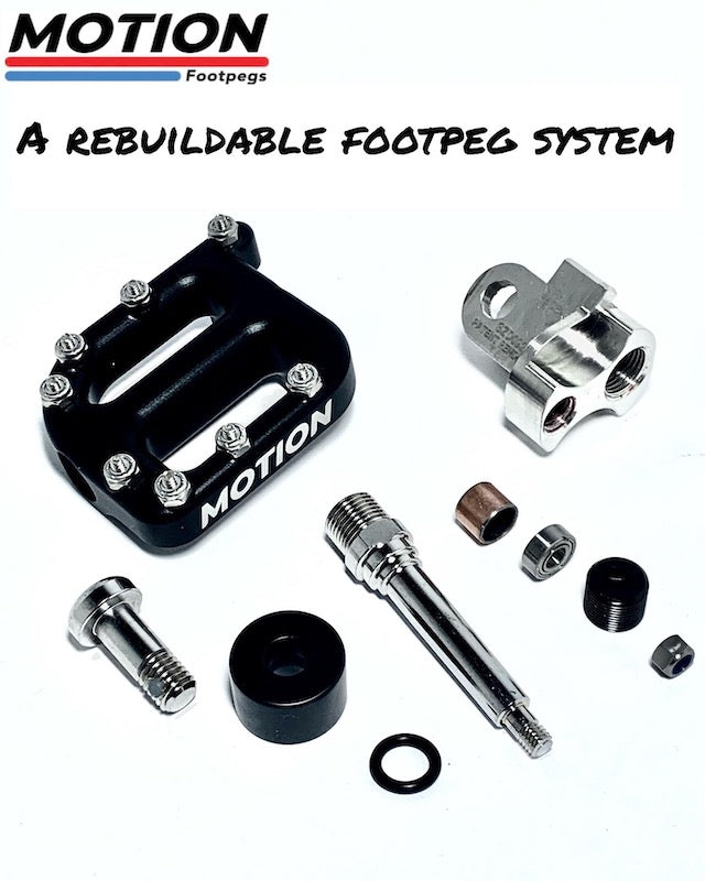 REPOSE-PIEDS FLEX-MOUNT MOTION FACTORY RACING KTM ADVENTURE / HUSQVARNA / GAS GAS / BETA / SHERCO (KGB)