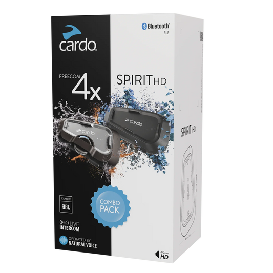 PACK CARDO FREECOM 4X + SPIRIT HD
