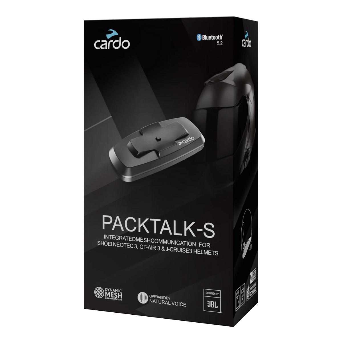 INTERCOM CARDO PACKTALK-S POUR CASQUES SHOEI GEN 3
