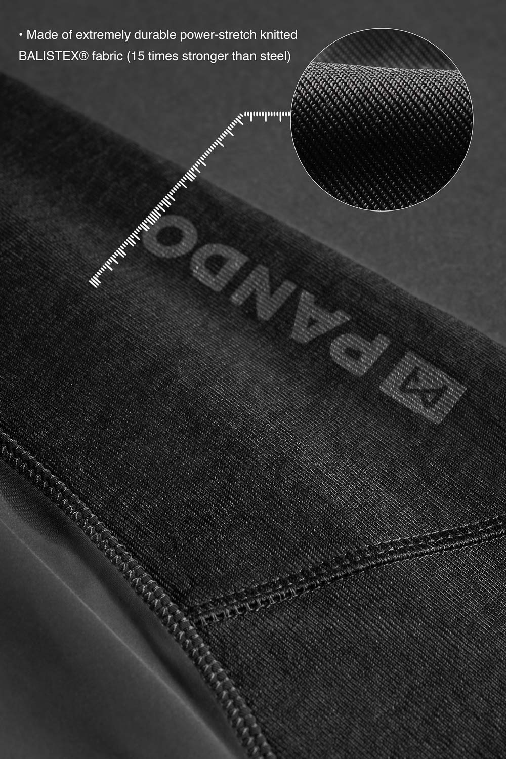 LEGGING PANDO MOTO SKIN UH AAA - Noir