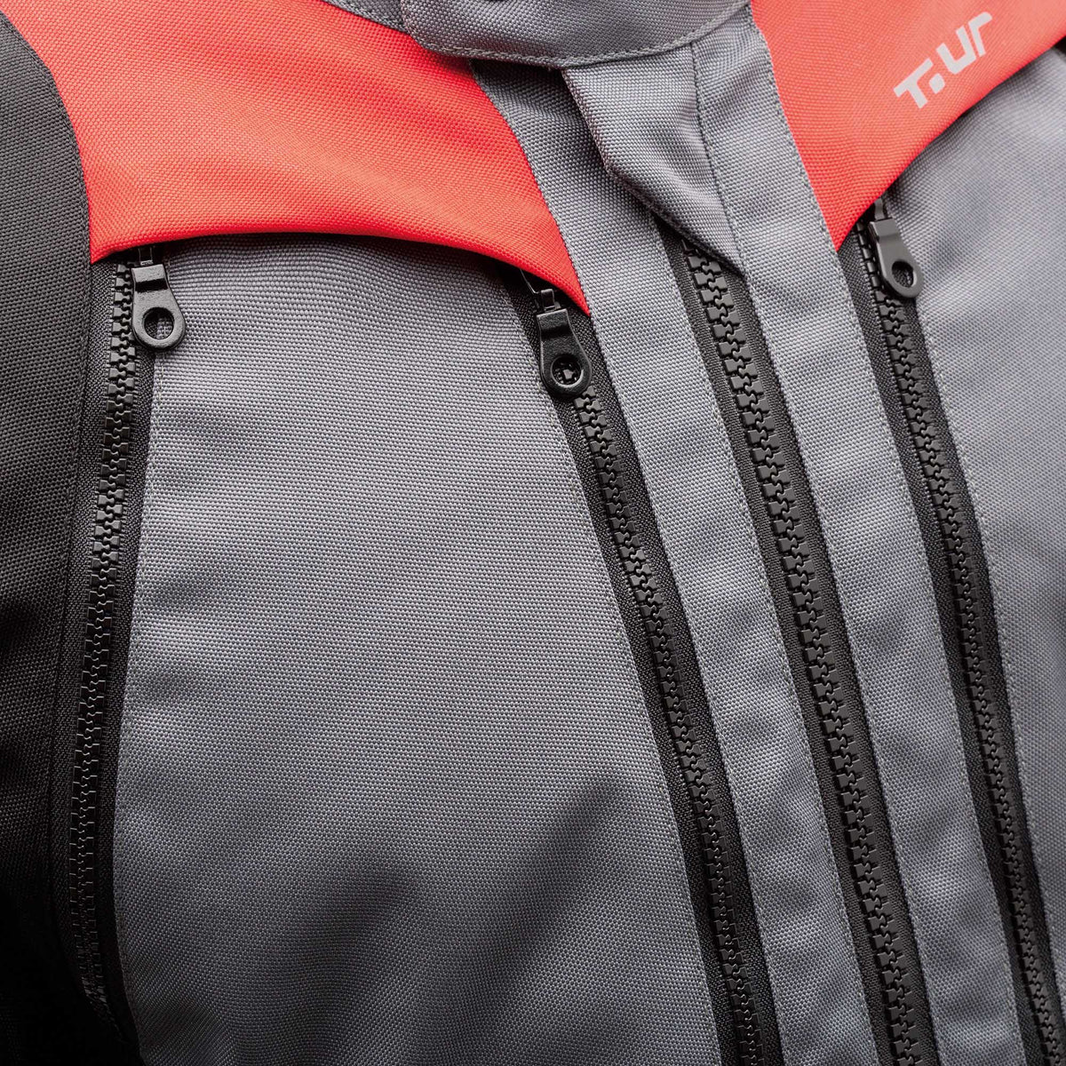 VESTE TUR NEVADA HYDROSCUD® - Anthracite / Rouge