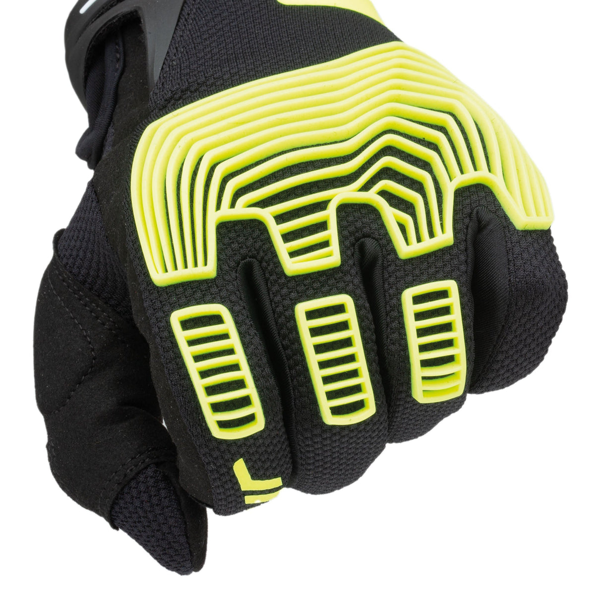 GANTS TUR G-THREE - Noir / Jaune fluo