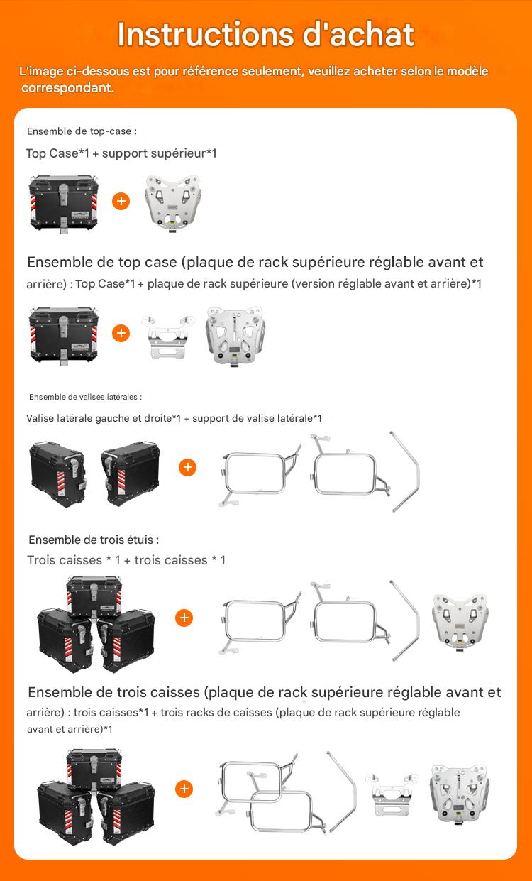 Valise aluminium Pike Tracker Loboo 45L+45L BMW R 1300 GS (2023- )
