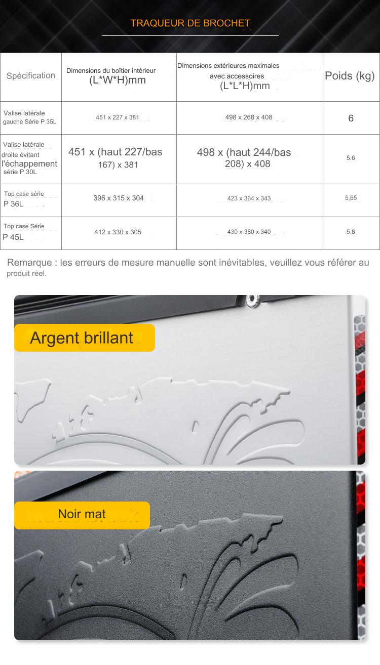 Valise aluminium Pike Tracker Loboo 45L+45L BMW R 1300 GS (2023- )