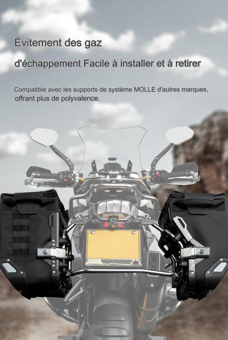 Valise Semi rigide Wanderer Loboo 30L+40L TRIUMPH TIGER 900 Rally Pro (2021- )