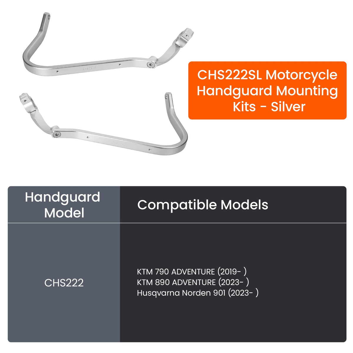 PROTÈGE-MAINS LOBOO KTM 790 / 890 ADVENTURE & HUSQVARNA NORDEN 901