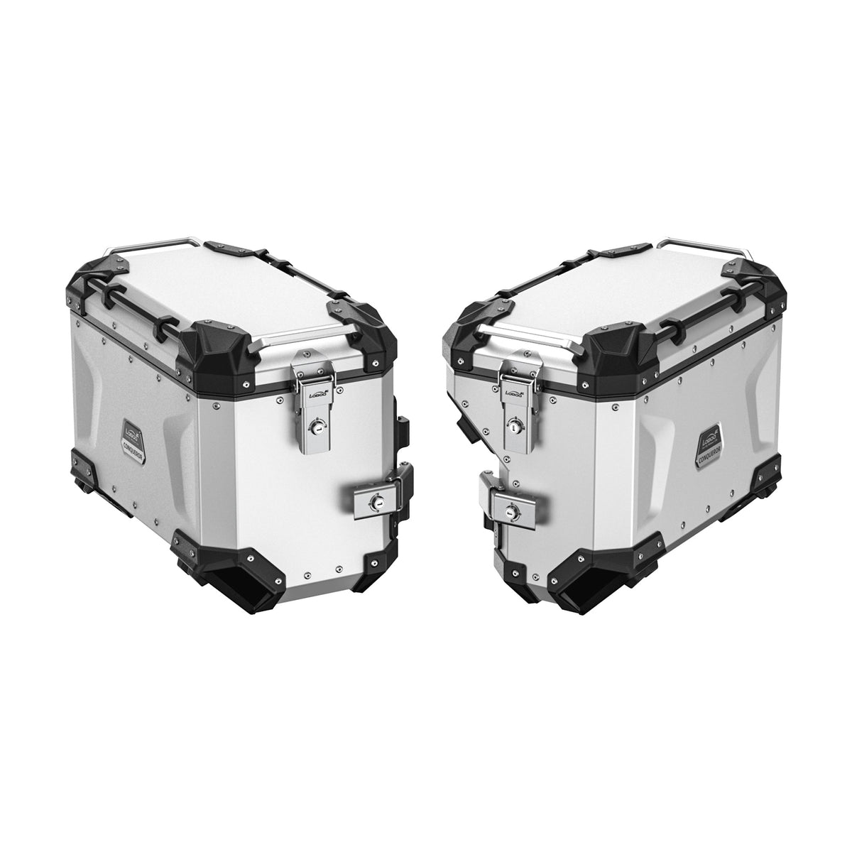 Valise aluminium Conqueror Loboo 38L+45L BMW S1000XR (2021- )