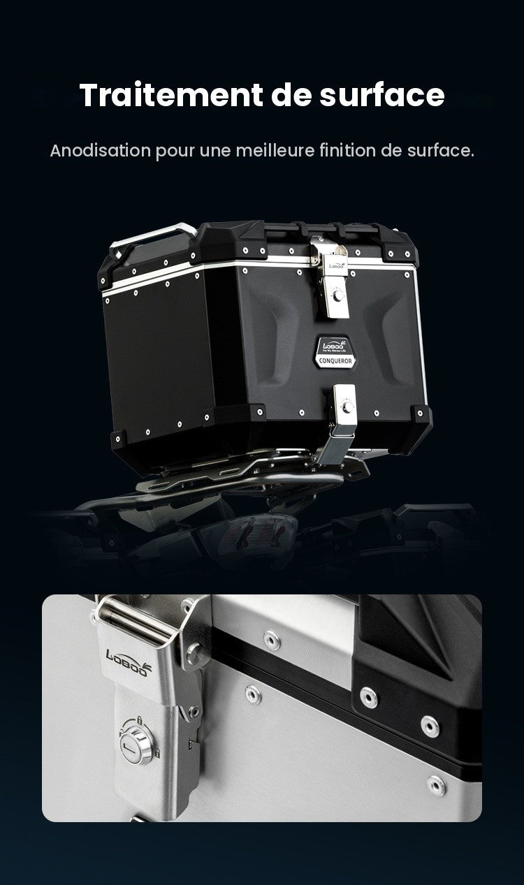 Valise aluminium Conqueror Loboo 38L+45L BMW S1000XR (2021- )