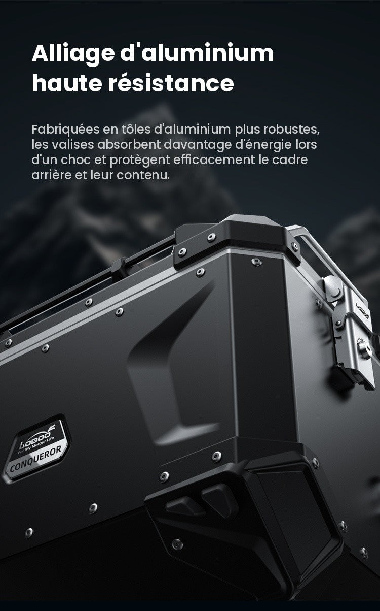 Valise aluminium Conqueror Loboo 45L+45L BMW R 1300 GS (2023- )