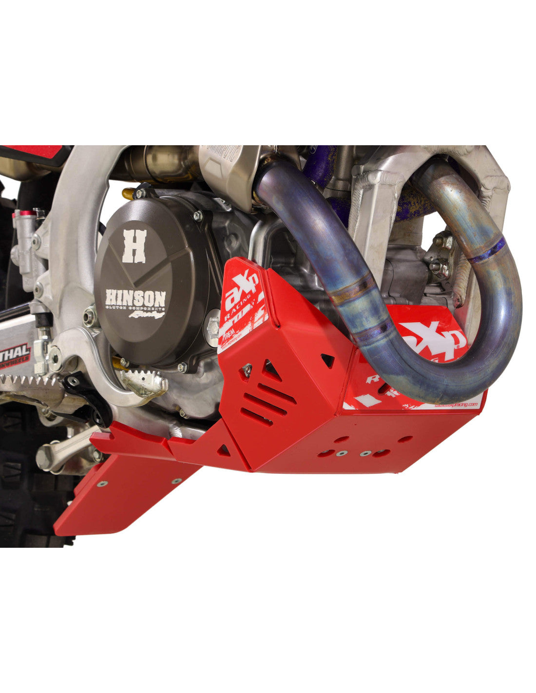 SABOT HARD ENDURO PEHD 8MM AVEC PROTECTION DE BIELLETTE AXP RACING HONDA CRF 450 R (2025-2026)