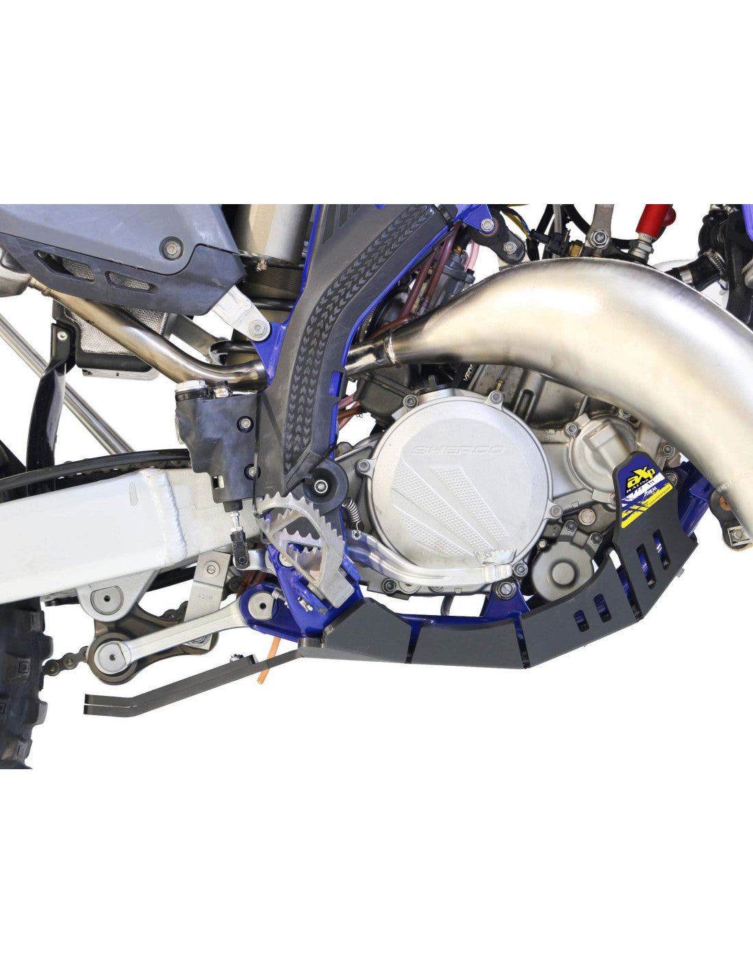 SABOT HARD ENDURO PEHD 8MM AVEC PROTECTION DE BIELLETTE AXP RACING SHERCO SE 125 FACTORY (2025-2026)