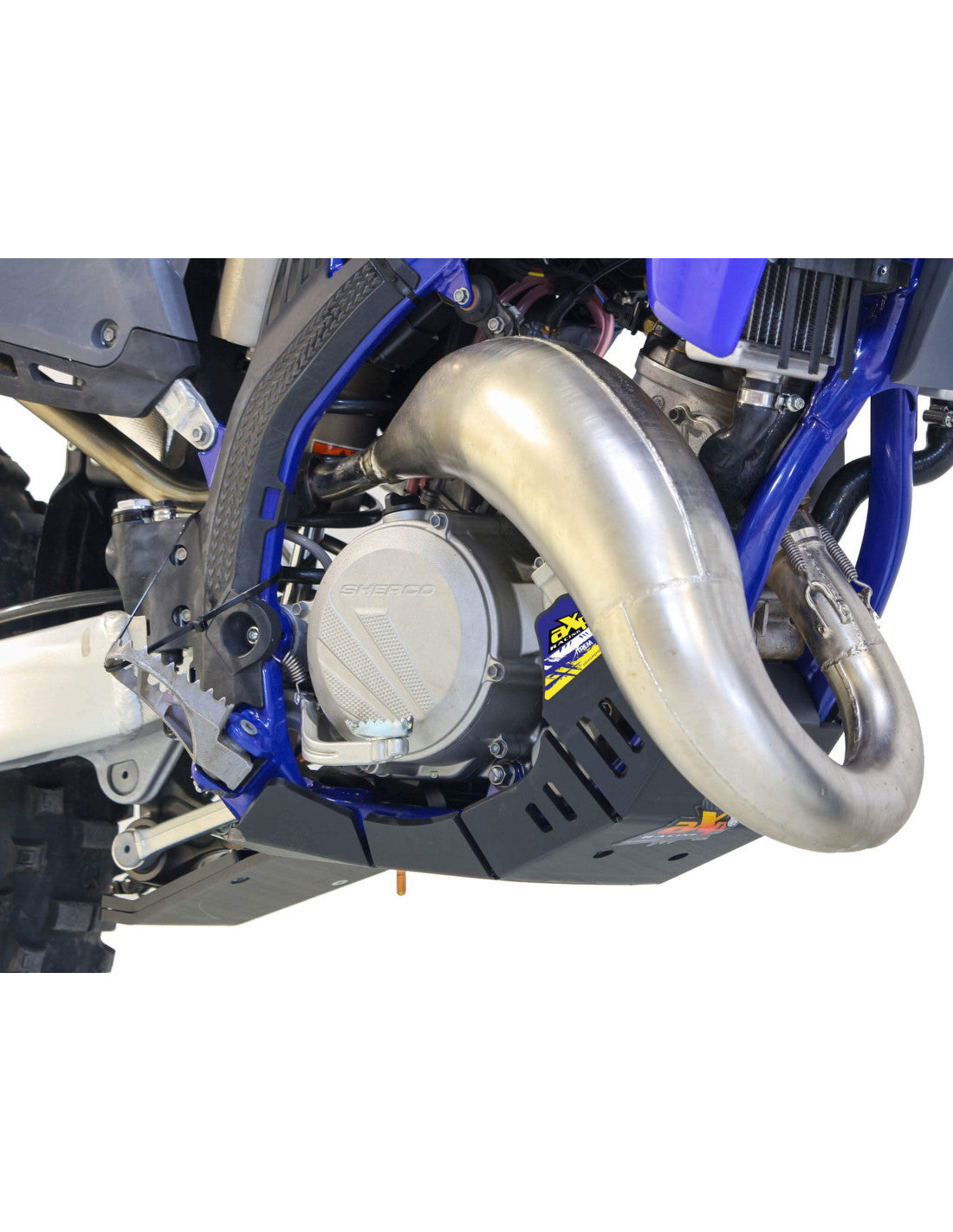 SABOT HARD ENDURO PEHD 8MM AVEC PROTECTION DE BIELLETTE AXP RACING SHERCO SE 125 FACTORY (2025-2026)