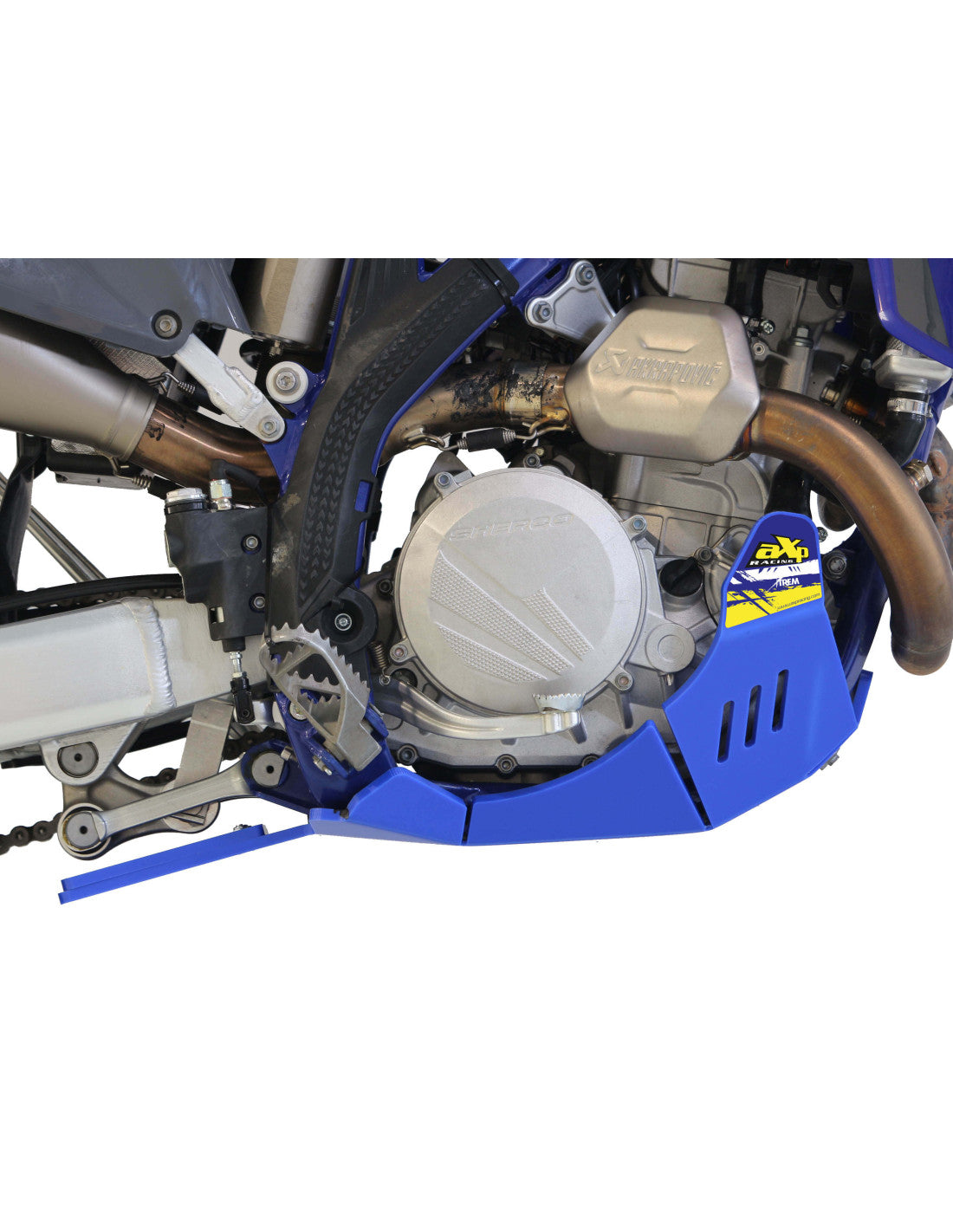 SABOT HARD ENDURO PEHD 8MM AVEC PROTECTION DE BIELLETTE AXP RACING SHERCO SEF 450 (2025-2026)