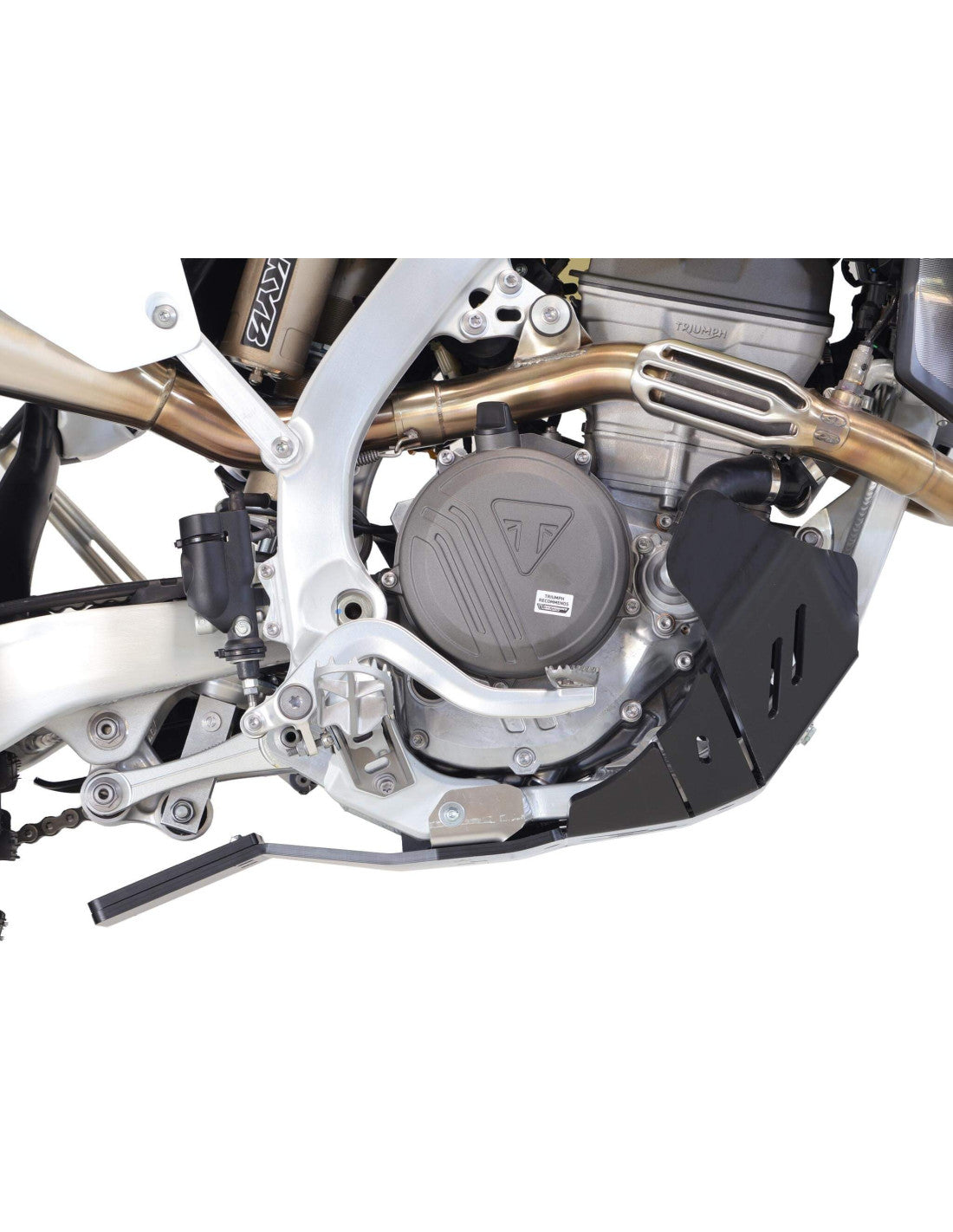 SABOT HARD ENDURO PEHD 8MM AVEC PROTECTION DE BIELLETTE AXP RACING TRIUMPH TF 250-C (2025-2026)