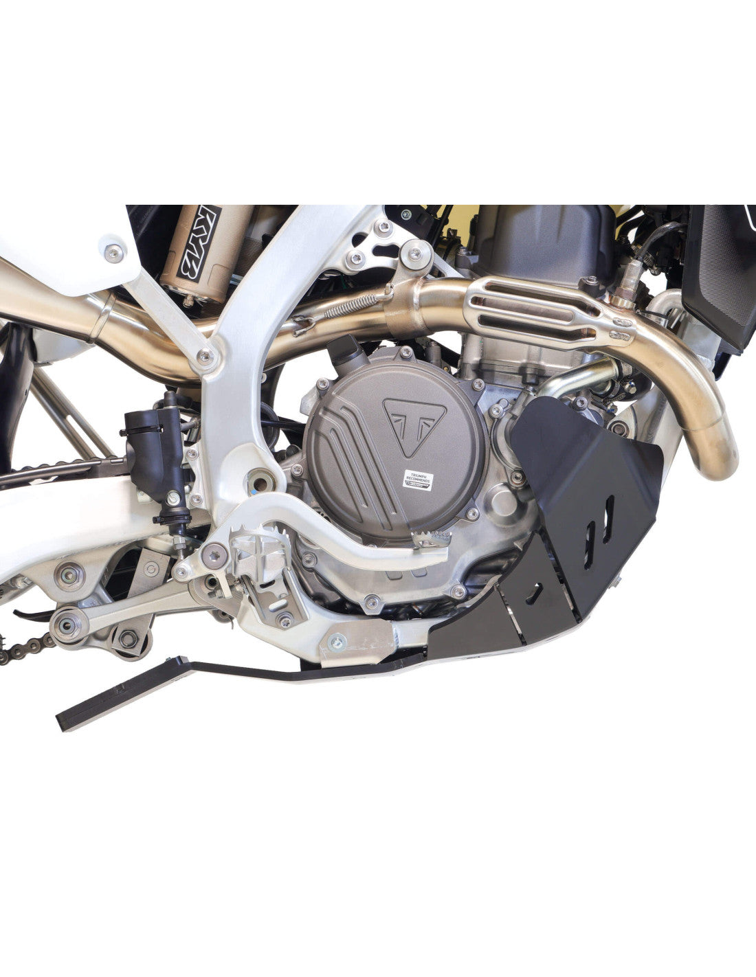 SABOT HARD ENDURO PEHD 8MM AVEC PROTECTION DE BIELLETTE AXP RACING TRIUMPH TF 450-E (2025-2026)