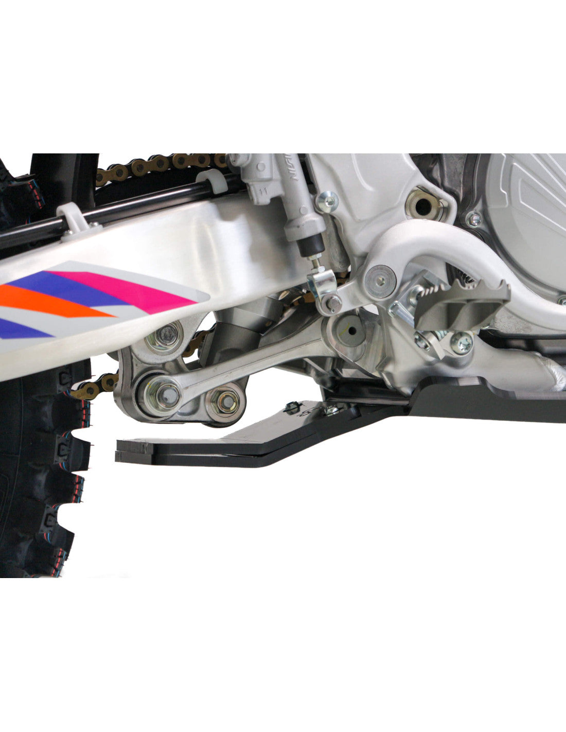 SABOT HARD ENDURO PEHD 8MM AVEC PROTECTION DE BIELLETTE AXP RACING YAMAHA YZ 250 FX (2025-2026)