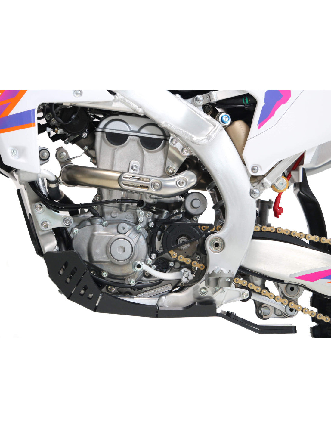 SABOT HARD ENDURO PEHD 8MM AVEC PROTECTION DE BIELLETTE AXP RACING YAMAHA YZ 250 FX (2025-2026)